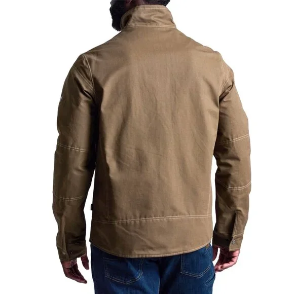 KUHL Burr Canvas Jacket Patina Dye Men's Style 1052 Dark Khaki - Picture 1 of 9